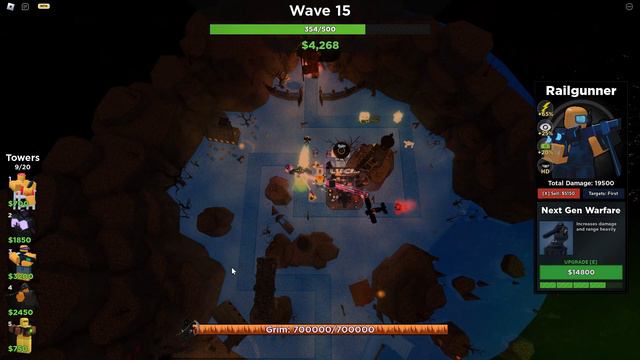 Прохождение ивента вдвоем | Roblox: Tower Battles [Halloween Event 2023] смотреть онлайн