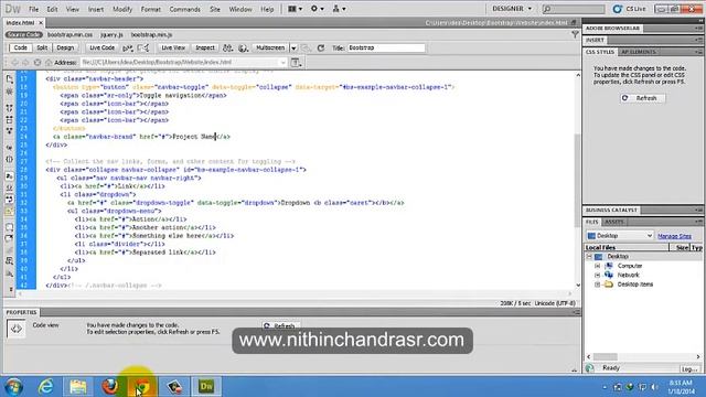 Responsive Website using Twitter Bootstrap 3.0 смотреть онлайн