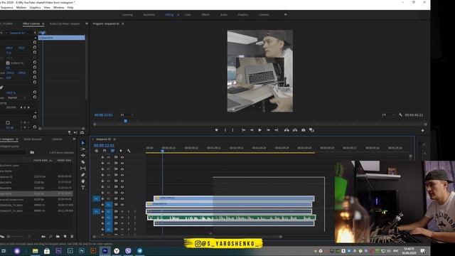 Как быстро синхронизировать звук в видео в Premiere Pro смотреть онлайн