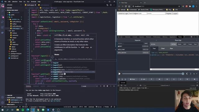 Redux Saga Beginner Tutorial | Advanced Concepts смотреть онлайн
