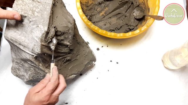 Поделки из цемента - декоративные булыжники своими руками смотреть онлайн