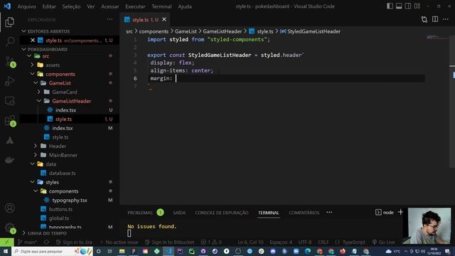 Criando um Projeto com Styled Components e Typescript - Lista de jogos pt3 смотреть онлайн