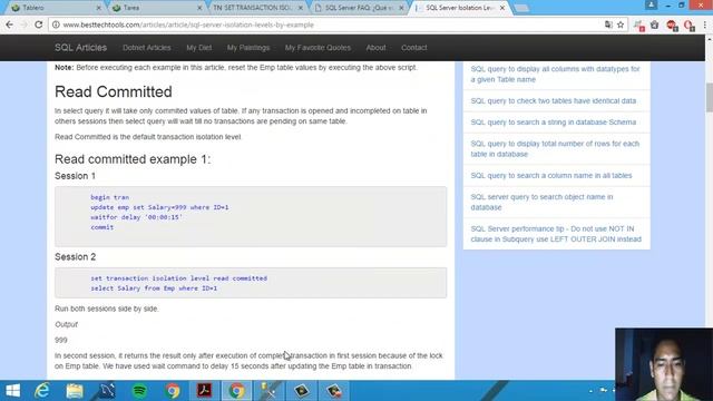 READ COMMITED SQL SERVER 2014 смотреть онлайн