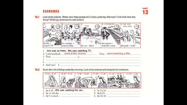 Lesson 13 - I was doing ( Past Continuous) смотреть онлайн