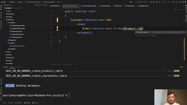Laravel Seeder: HasMany - 4 Levels Deep смотреть онлайн