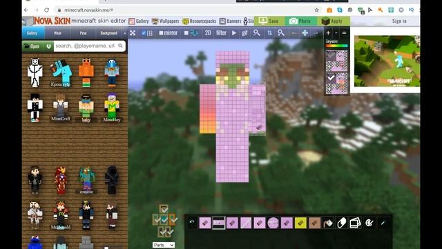 ? Как нарисовать скин в minecraft? Как сделать тени на скине (шейд)?? смотреть онлайн