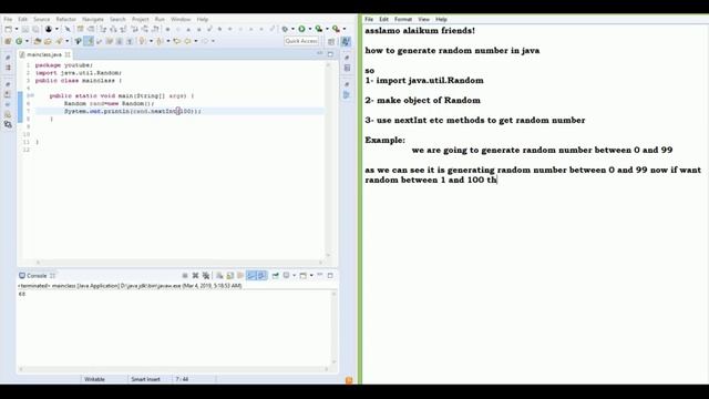 23- java programming for beginners- How to generate random numbers in java | new 2019 смотреть онлайн