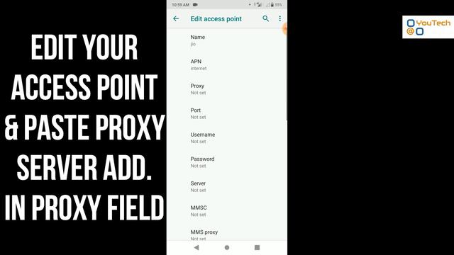 Setup proxy server on android without any app| APN proxy | смотреть онлайн