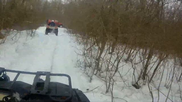 ?Покатушки. Тест по снегу / самодельный квадроцикл/радиус против протектора❄️ смотреть онлайн