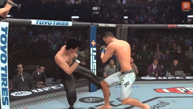 EA Sports UFC 5: Bruce LEE Vs Nate DIAZ (PS5) UHD [4K60FPS] #ufc5 #ps5gameplay