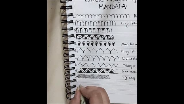 How To Draw Basic Mandala Patterns For Beginners || Mandala || Mandala Shapes