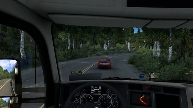 American Truck Simulator - Montana - Part 1 - (West Kalispell, Montana - Lewistown, Montana) смотреть онлайн