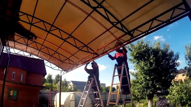 Автомобильный навес Ковкаград