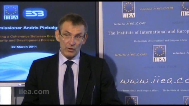 Andris Piebalgs On Achieving A Coherence Between Energy Security And Development Policies