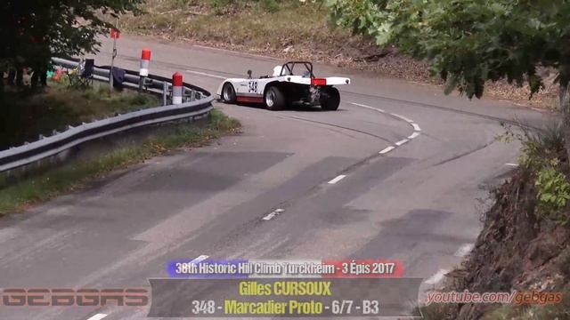 Marcadier Proto - Gilles CURSOUX - HILL CLIMB - 2017 - Turckheim-Trois Epis смотреть онлайн