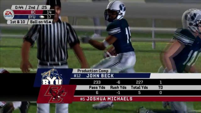 IPRA Sports NCAA 06: 2005 Week 2: #17 Boston College @ BYU