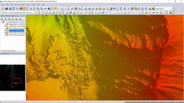 Terrain Analysis in Global Mapper смотреть онлайн