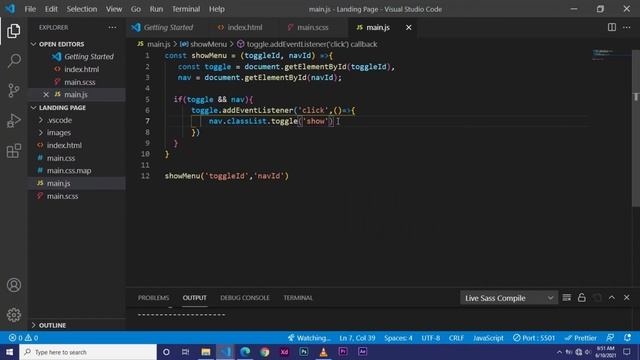 How to make a responsive Restaurant website landing page step by step with HTML & SCSS смотреть онлайн