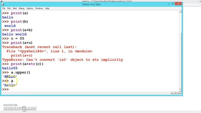 28 Strings in python | what is string ? |python strings | examples of strings @SYreddy65 #python смотреть онлайн