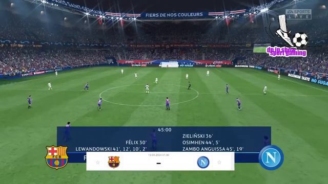 ⚽ Barcelona vs Napoli ⚽ | 🏆 UEFA Champion League (03/12/2024) 🎮 PES 21 смотреть онлайн