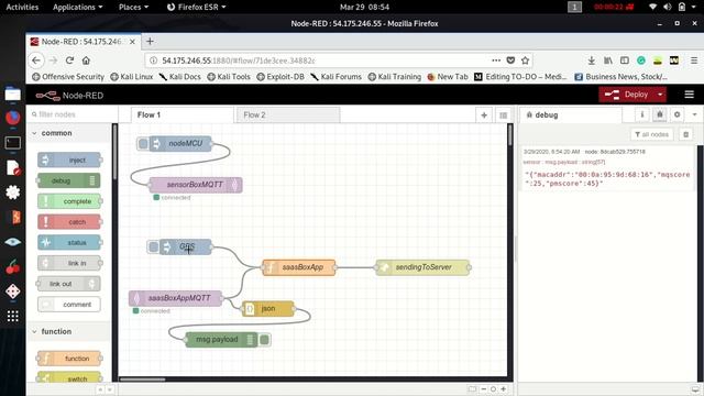 SAAS- nodered simulation смотреть онлайн
