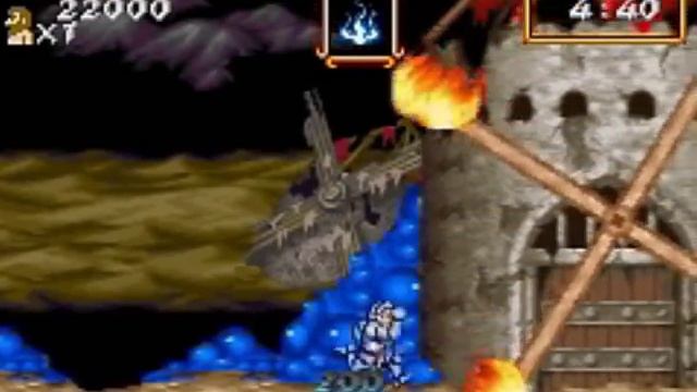 Lets Play Super Ghouls 'n' Ghosts (Gba) Only Torch Run - Arrange Mode - Level 2 смотреть онлайн