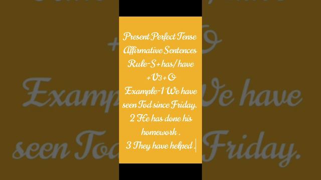 👩Present Perfect Tense👩🏻 смотреть онлайн