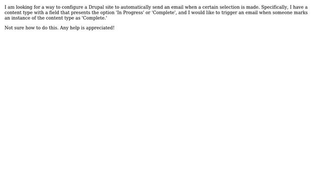 Drupal: Send Email when node has been updated with specific term/selection смотреть онлайн