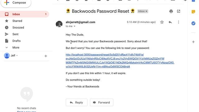 Resetting a User’s Password Using Node.js and JWT смотреть онлайн