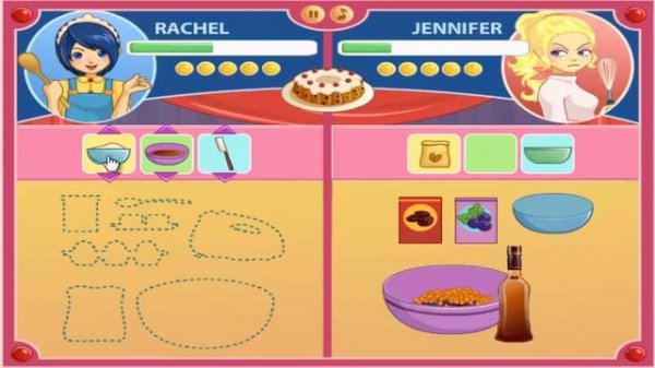 Video Game Walkthrough - Kitchen Grand Prix With Rachel Cake Video Tutorial Kid Games Playthrough