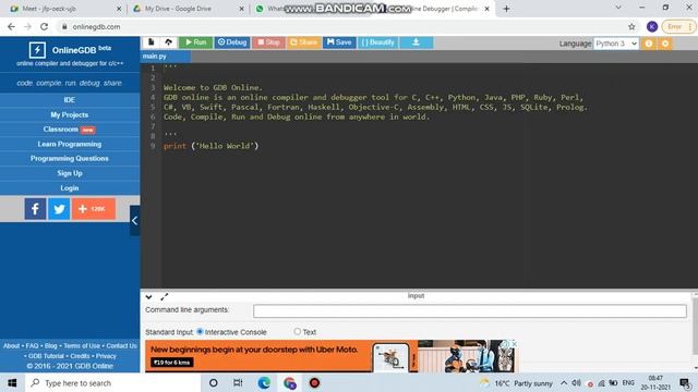 My first time python code смотреть онлайн