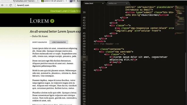 Tutorial, Landing page Rapidamente con Bootstrap 3 - Parte #1 el HTML5 смотреть онлайн