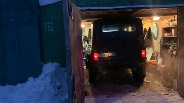 Капиталка двигателя завершена, первый выезд Уаза смотреть онлайн