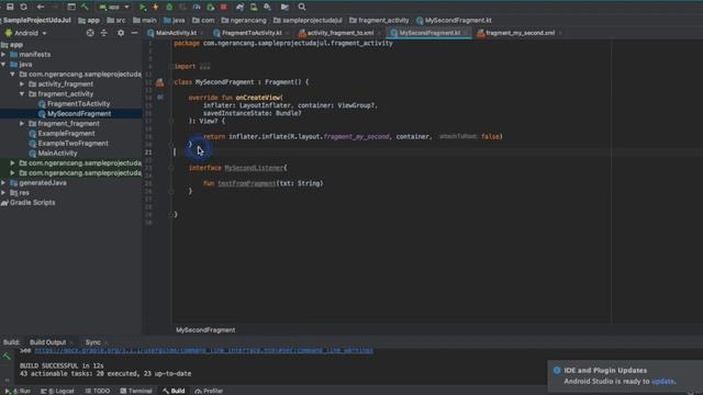 Pass data Fragment ke Activity | Cara Pake Fragment - part 4 смотреть онлайн