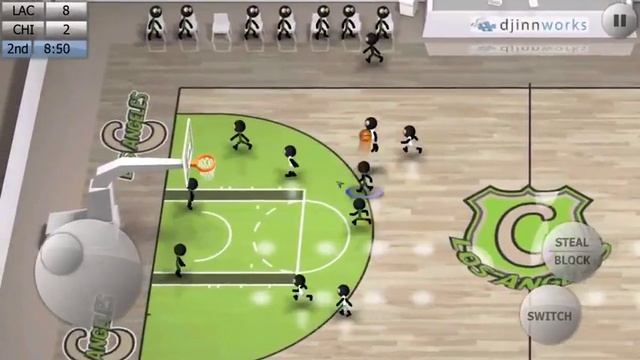 Stickman Basketball - L.A.C. 11 / Chicago 2 смотреть онлайн