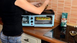 Вкусный и полезный завтрак на скорую руку с помощью минипечки GFgril GFBB-9 Breakfast Bar