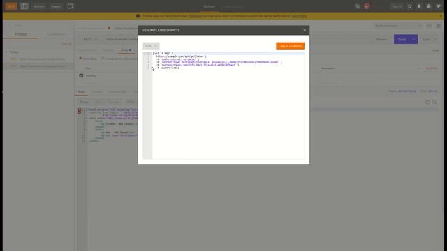 How to Get CURL code from the Postman API tool смотреть онлайн