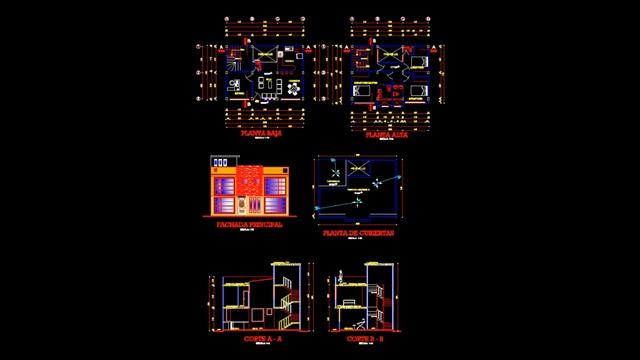 house plans dwg смотреть онлайн
