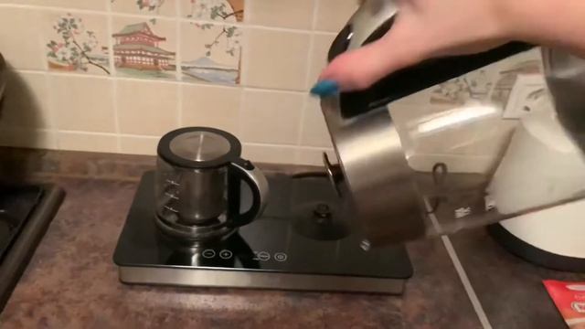 Согревающий чай с корицей и дольками лимона и лайма. Обзор чайного набора Kitfort KT-635. смотреть онлайн
