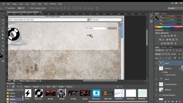Web Design Wireframe & Mockup - Part2