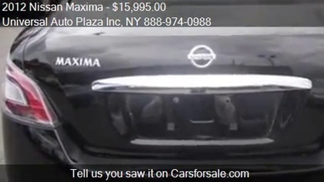 2012 Nissan Maxima 3.5 S 4dr Sedan for sale in Long Island C смотреть онлайн