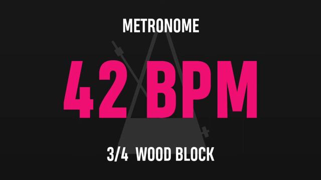 42 BPM 3/4 - Best Metronome (Sound : Wood block) смотреть онлайн