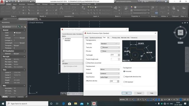 how to use dimension style command in autocad tamil смотреть онлайн