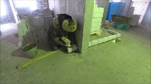 кладка углов и стен под отвес.. №1 смотреть онлайн