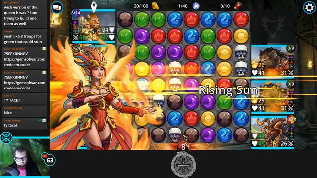 ⚔️ Gems of War Guild Wars | Week 88 Day 2 | Yellow GW, Imperial Adventure Board, Urska Pet ⚔️ смотреть онлайн