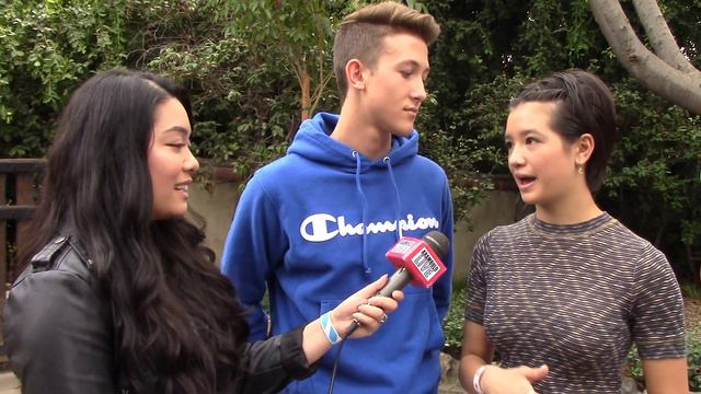 Interview with Luke Mullen and Peyton Elizabeth Lee at TJ Martell: Family Day (Future of Andi Mack) смотреть онлайн