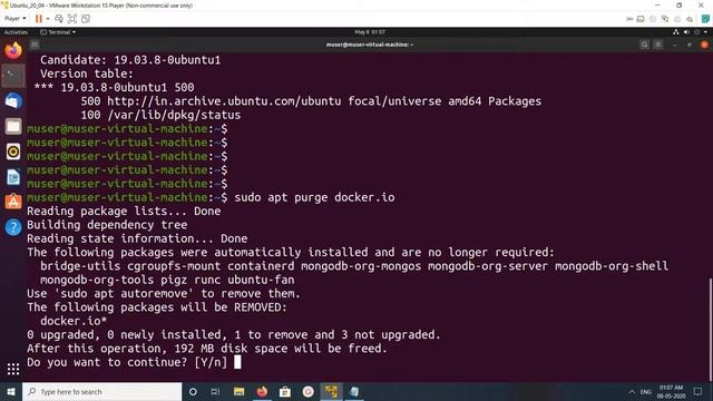 How to Uninstall Docker on Ubuntu 20.04 смотреть онлайн