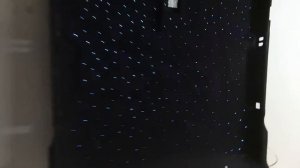 Звездное небо на авто своими руками на управлении через Bluetooth , на покрашенный потолок