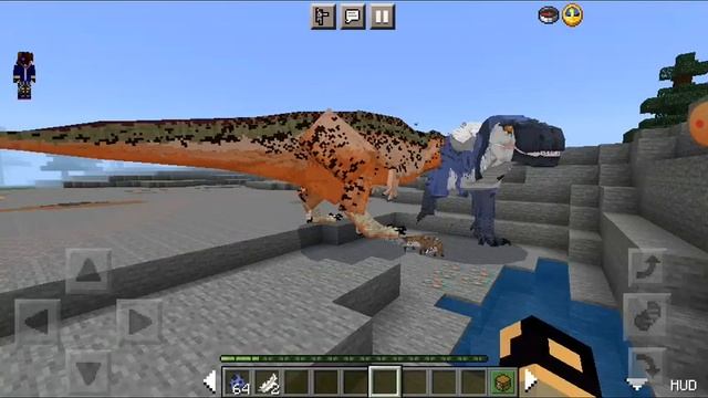 Обзор модов Minecraft PE (Майнкрафт ПЕ). RPG(РПГ), динозавры, времена года смотреть онлайн