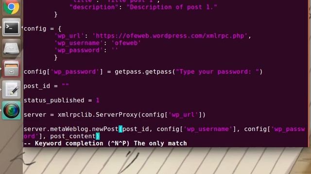 Add simple post to wordpress site using python language смотреть онлайн